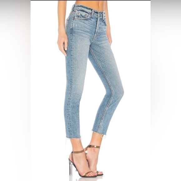 GRLFRND Karolina High-Rise Crop Jeans Size 26 - Picture 13 of 13